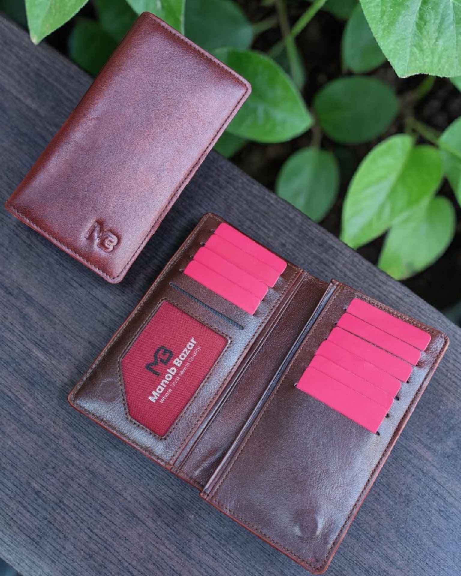 Original Leather Semi Long Wallet MW61