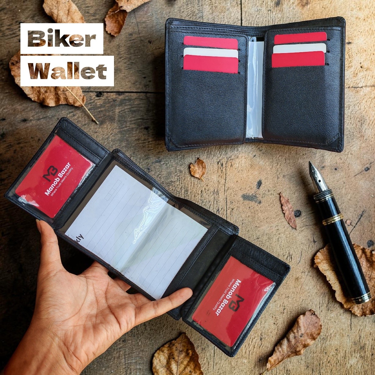Biker Special Leather Moto Wallet MW21