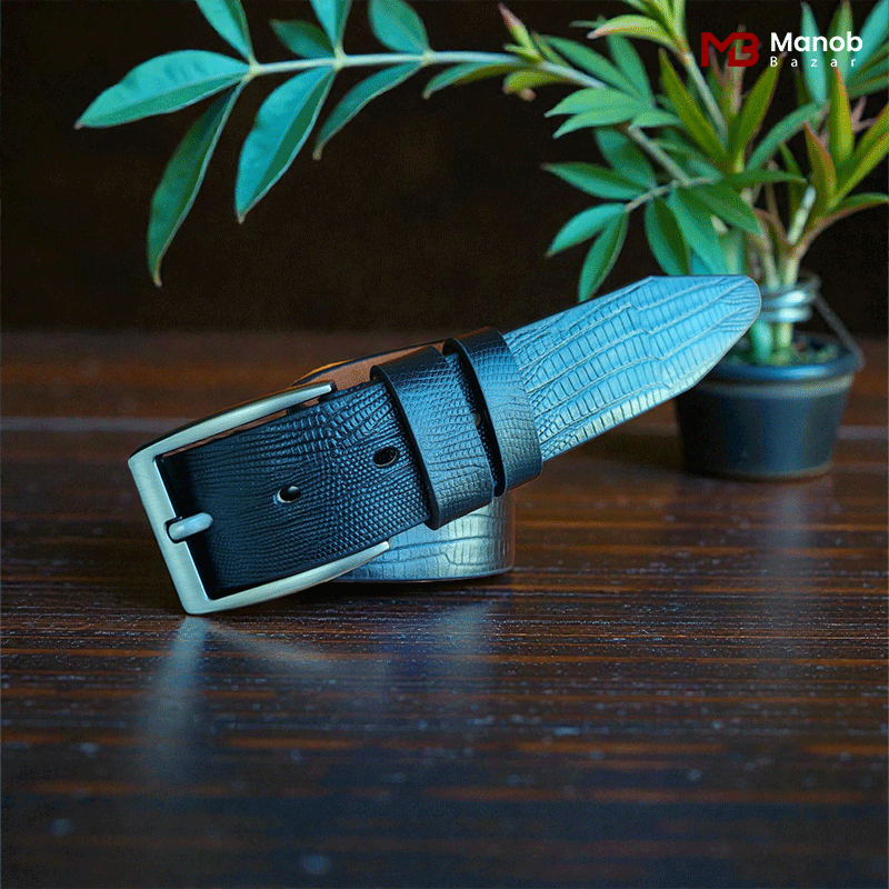 Luxury Anaconda Pattern Leather Belt for Men – MB01