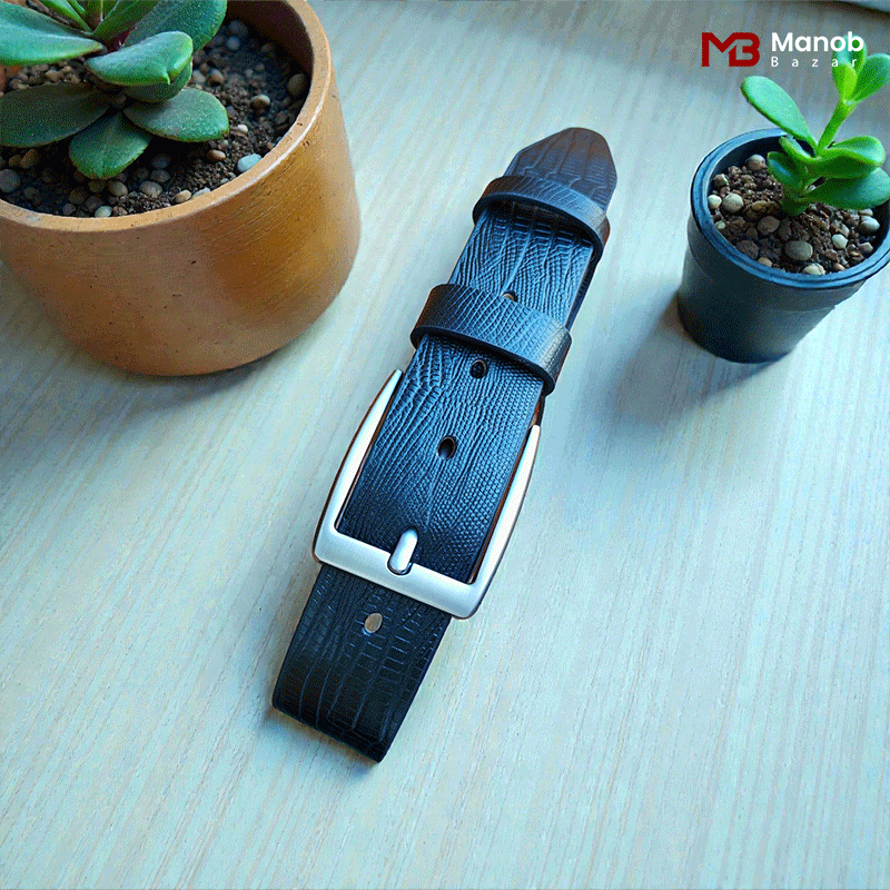 Luxury Anaconda Pattern Leather Belt for Men – MB01