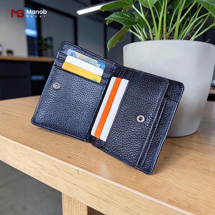 Classic Vertical Leather Wallet MW04