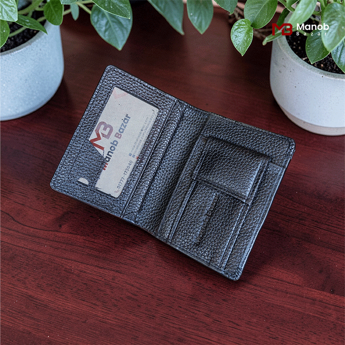 Classic Vertical Leather Wallet MW04