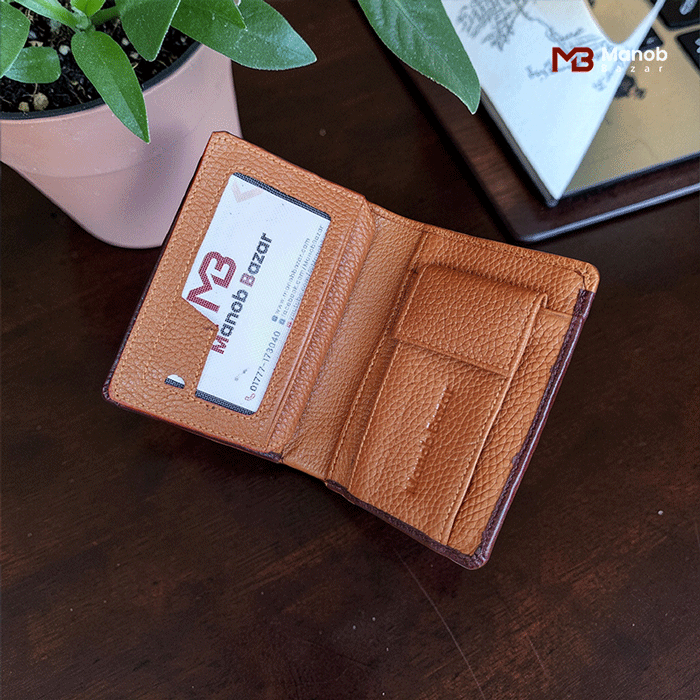 Classic Vertical Leather Wallet MW04