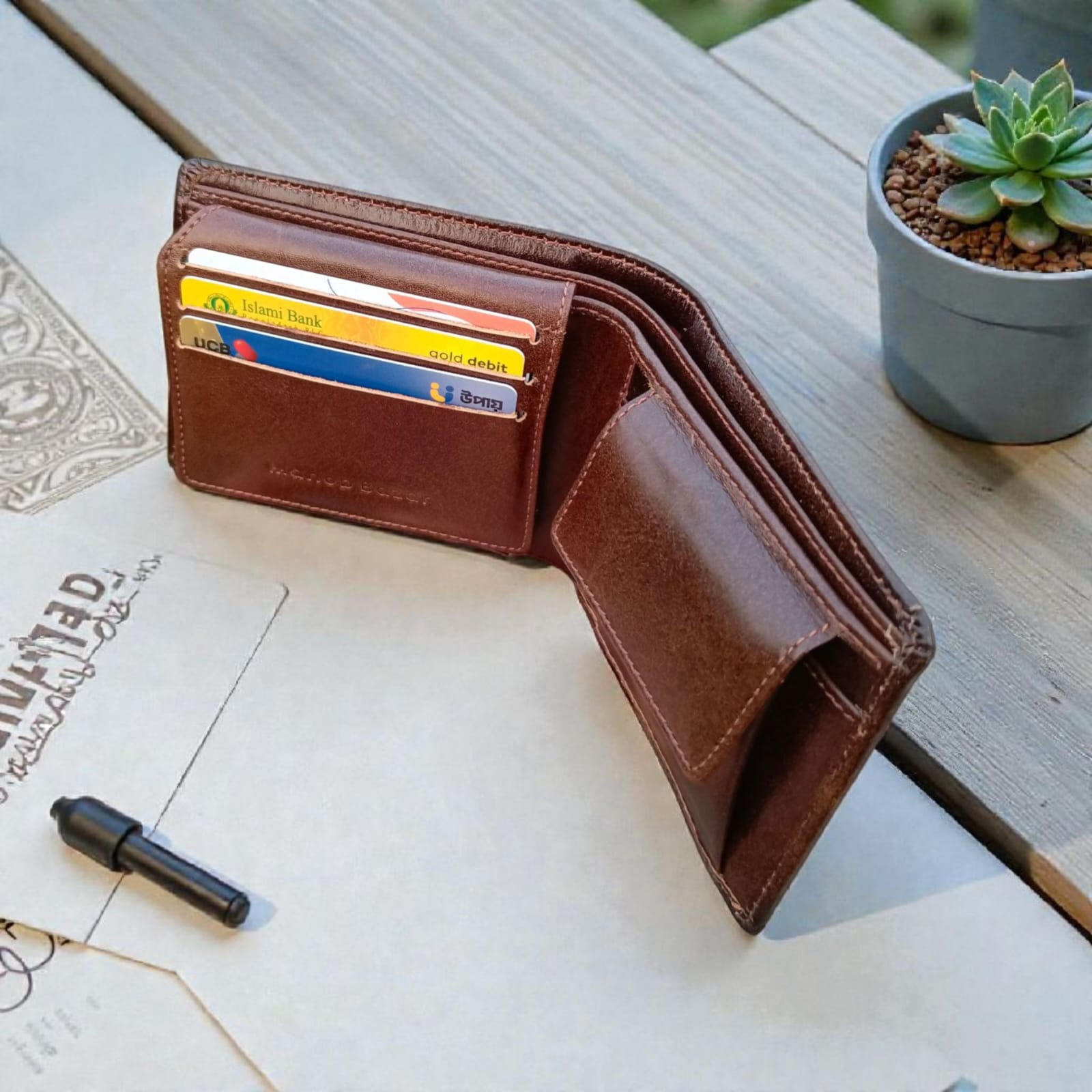 Original Leather Bifold Wallet MW05