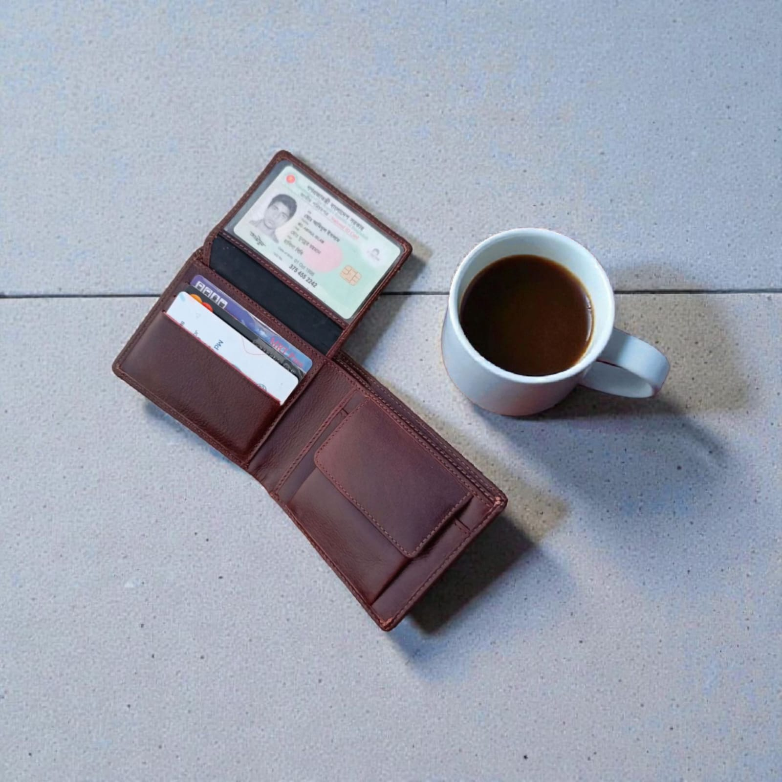 Original Leather Bifold Wallet MW05