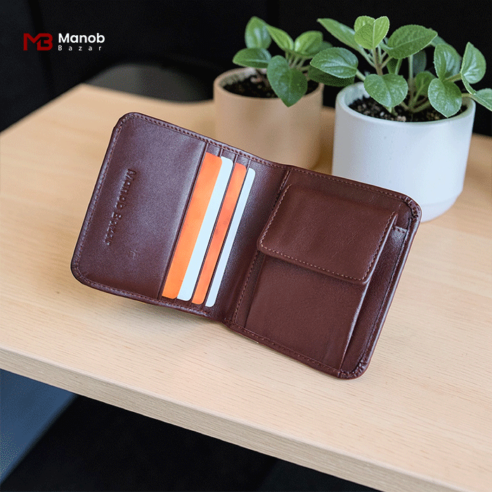 Compact Leather Mini Wallet MW06