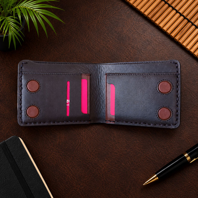 Valtor Slim Magnet Leather Wallet – MW12