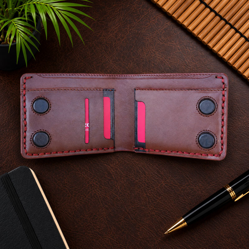 Valtor Slim Magnet Leather Wallet – MW12