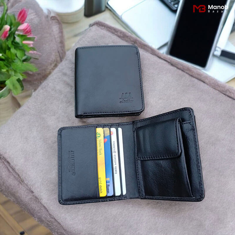 Compact Leather Mini Wallet MW06