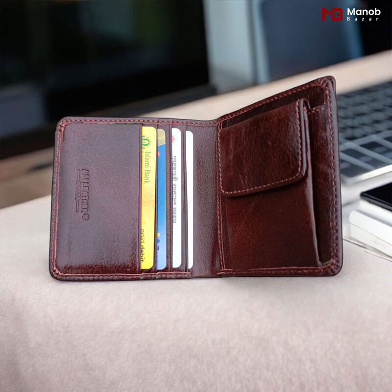 Compact Leather Mini Wallet MW06