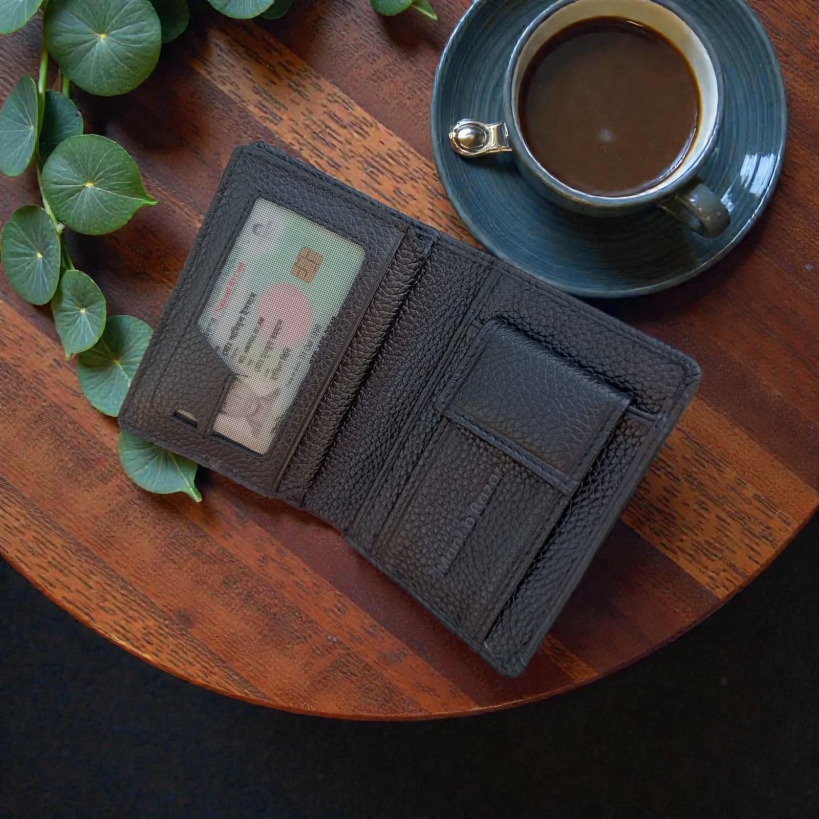 Classic Vertical Leather Wallet MW04