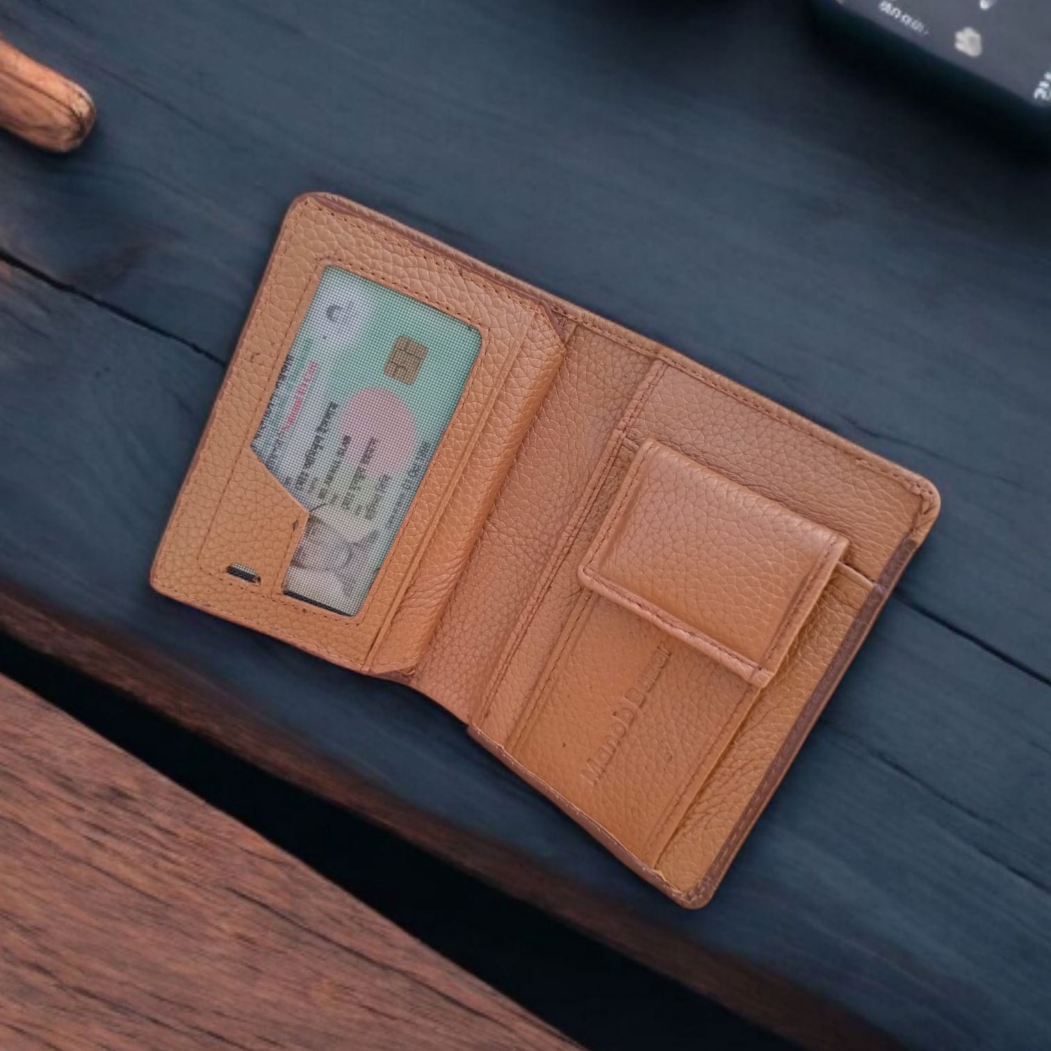 Classic Vertical Leather Wallet MW04