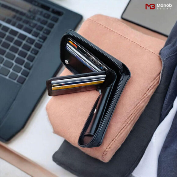 Original Leather Round Zipper Wallet (MW85) - Image 12
