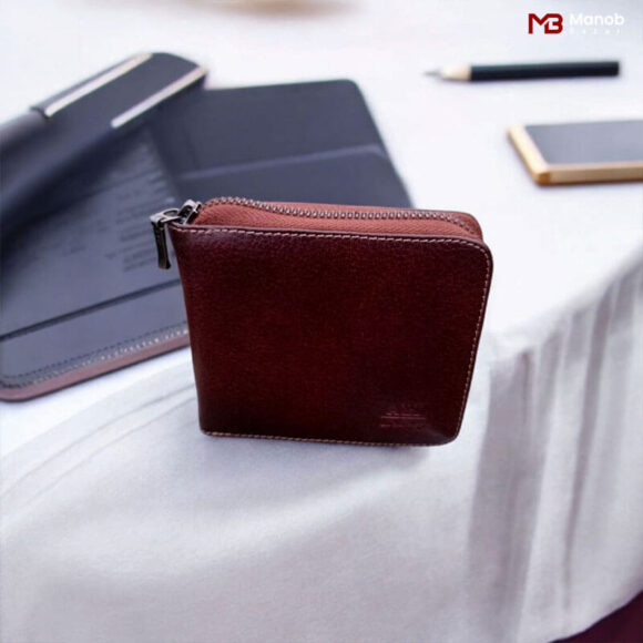 Original Leather Round Zipper Wallet (MW85) - Image 4