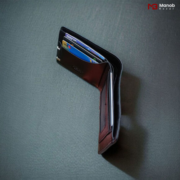 Crocodile Design Leather Wallet (MW24M - Image 4