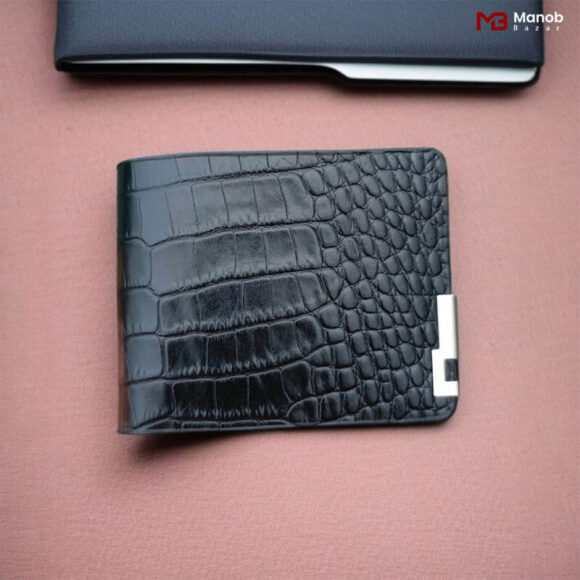 Crocodile Design Leather Wallet (MW24M